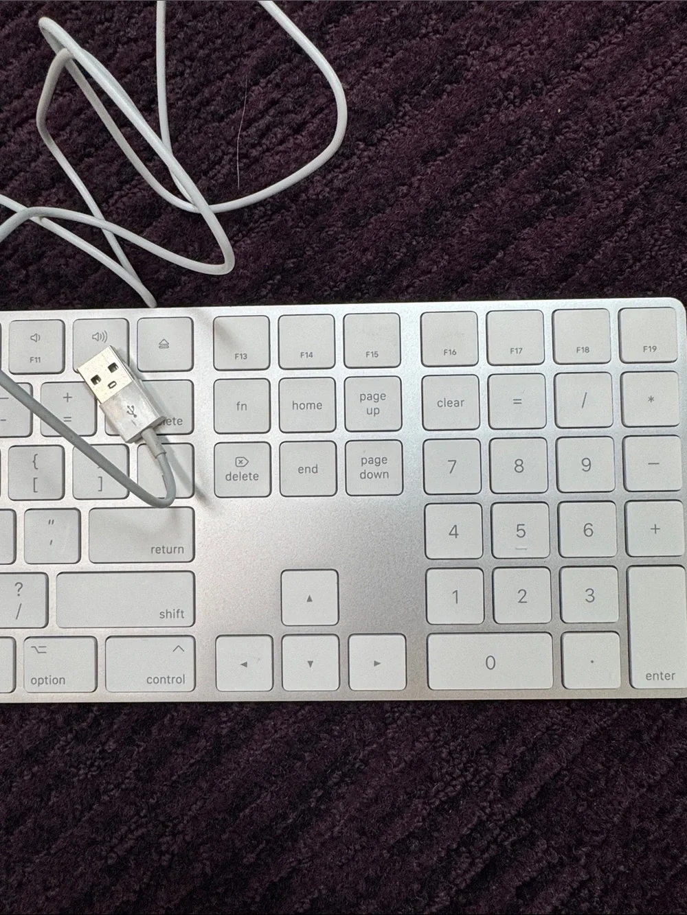 Apple keyboard charges